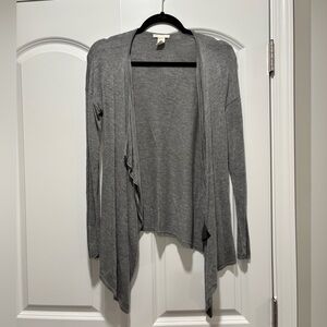 Gray cardigan